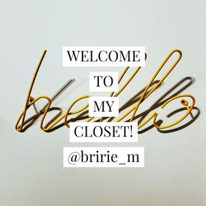 Welcome to my closet!